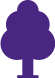 Purple tree icon