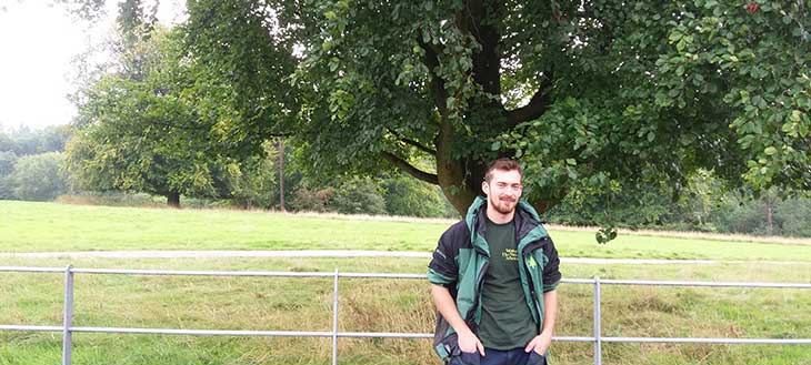 Student arborist Joe