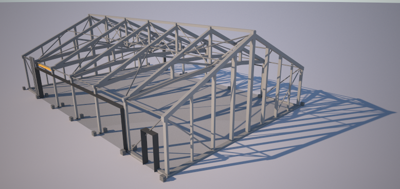 Superstructure of Machinery Store_3D Image