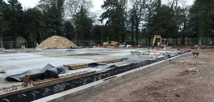 Foundations and floor slab