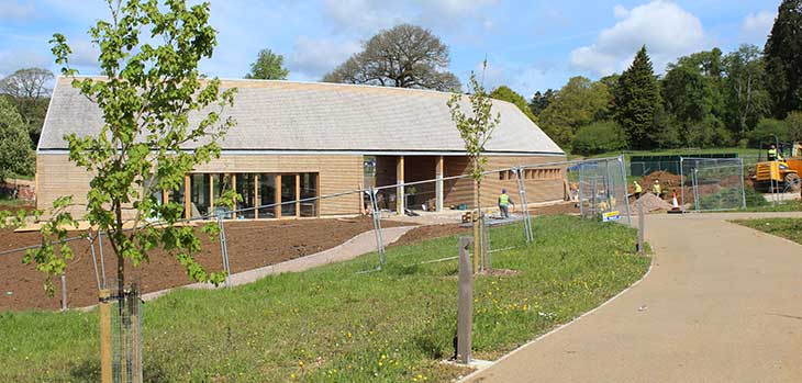 Front of Welcome Building