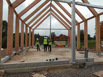 Welcome Building frame