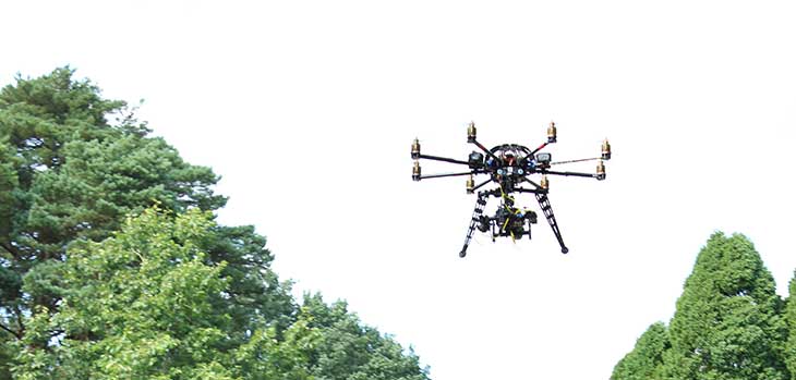 Octocopter on Broad Drive Octocopter on Broad Drive