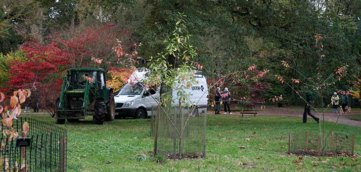 BBC film crew stuck in the mud