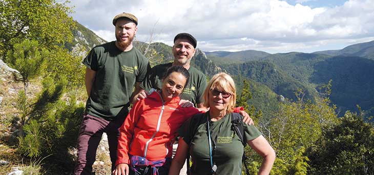  The team on the seed collecting trip in Italy