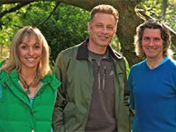 Michaela Strachan, Chris Packham and Martin Hughes-Games