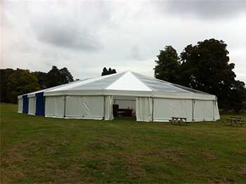 The Treefest music marquee