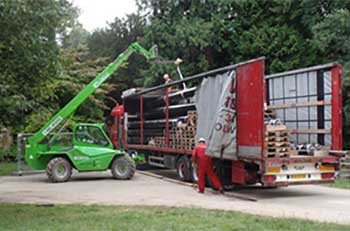 STIHL Treetop Walkway: the legs have arrived!