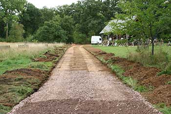 New Silk Wood path under construction!