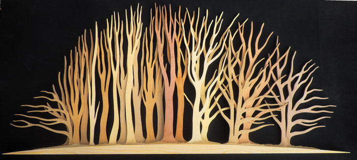 Tree sculpture by Cotswold Edge Group