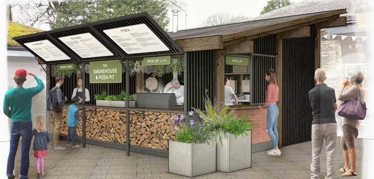 Westonbirt Restaurant mockup by Fosters