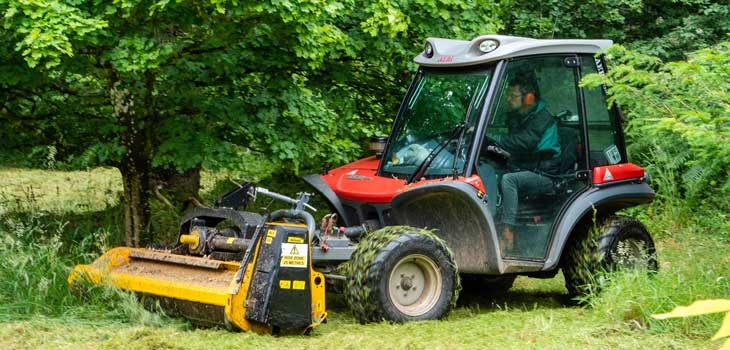 Mowing season at Westonbirt Arboretum