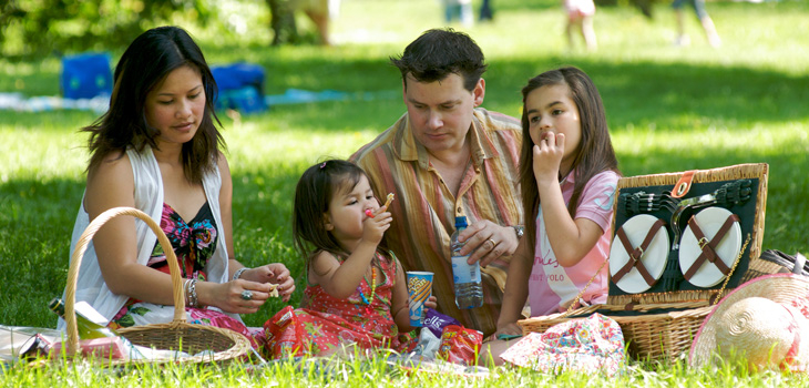 Picnicking at Westonbirt Arboretum