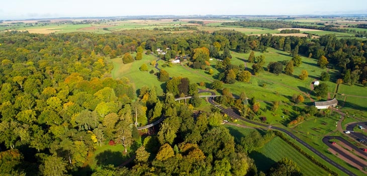 Westonbirt from above