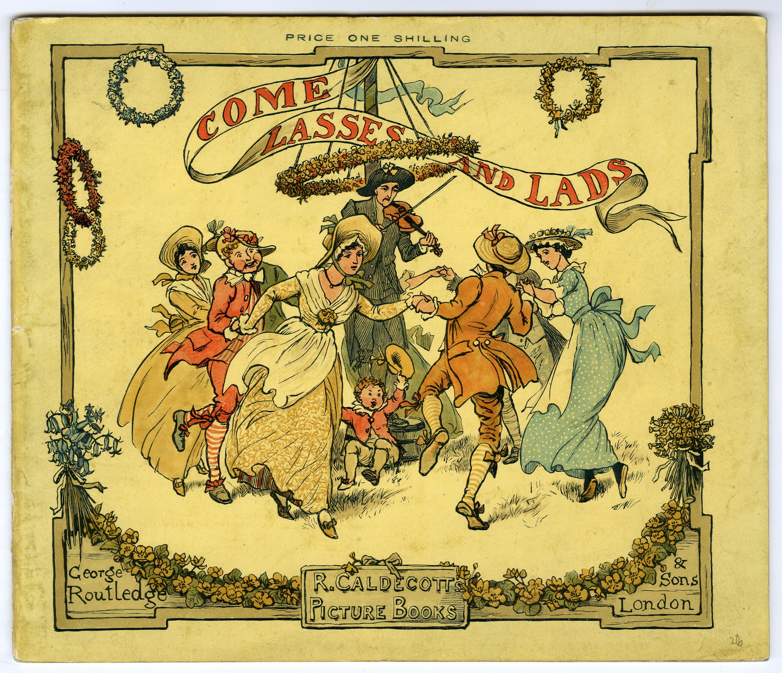 Illustration of May Day celebrations